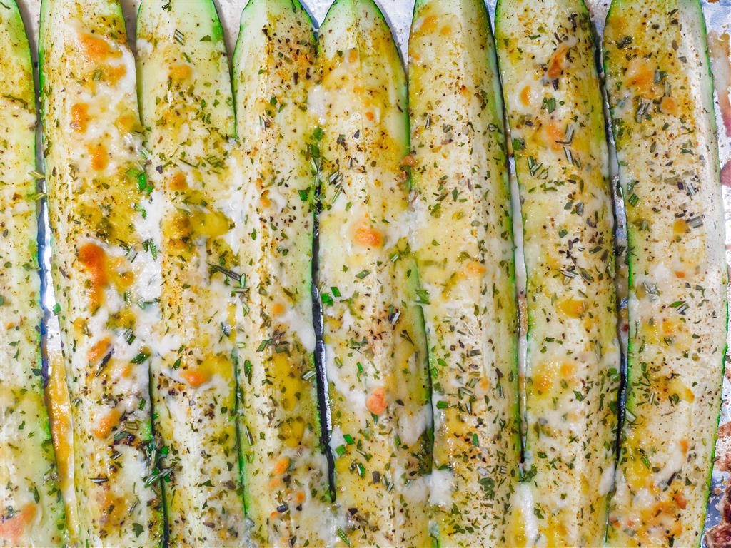 Zucchinis, baked